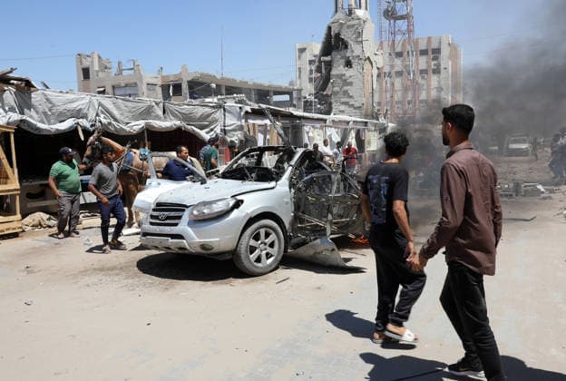 Nahostkonflikt, Gaza, Israelischer Luftangriff auf Gaza-Stadt