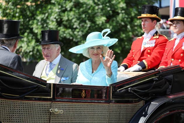 Royals, Großbritannien, Royal Ascot, König Charles III. und Königin Camilla