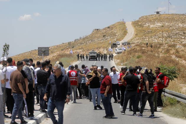 Nahostkonflikt, Westjordanland, Proteste gegen jüdische Siedlungen in Hebron