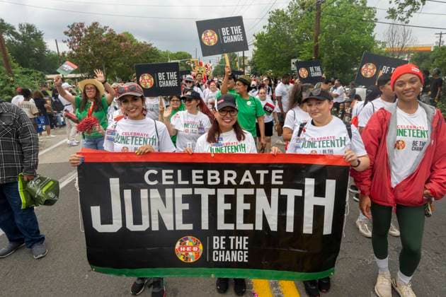 USA, Feierlichkeiten zu Juneteenth