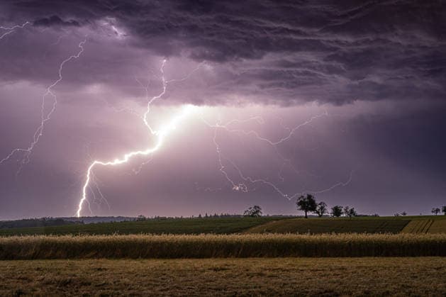 Unwetter in Baden-Württemberg