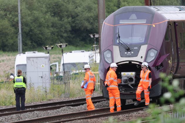 Großbritannien, Zugkollision bei Bedford