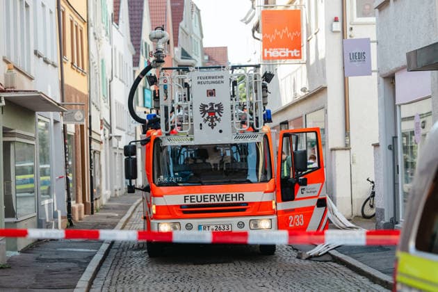 Baden-Württemberg, Brand in Reutlingen