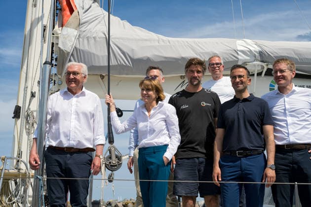 Schleswig-Holstein, Frank-Walter Steinmeier besucht Kieler Woche