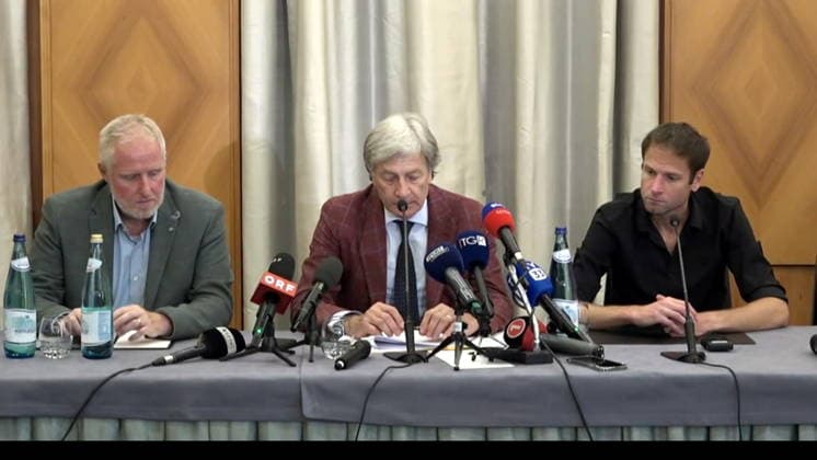 Italien, Alex Schwazer beruft Pressekonferenz zu neuen Dopingvorwürfen der deutschen NADA ein in Bozen