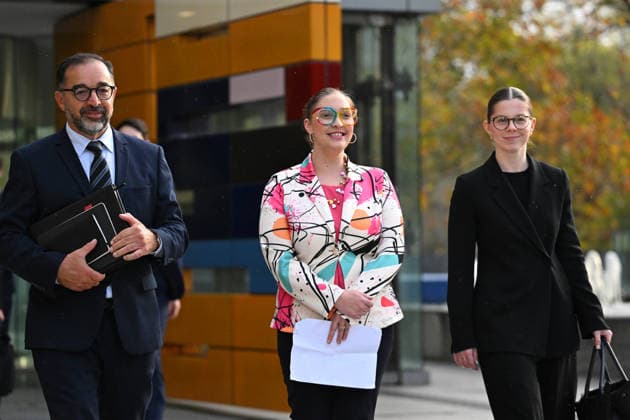 Australien, Andrew Grech und Felicity Button Pressekonferenz in Melbourne