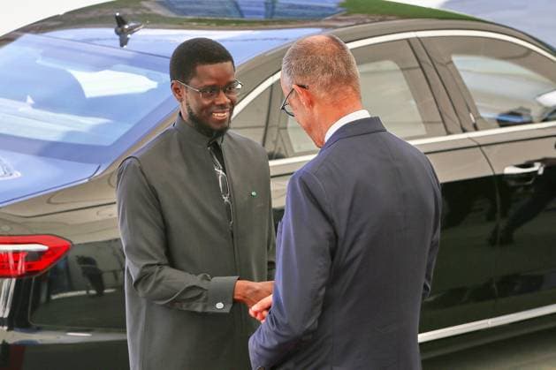 Deutschland, Bundeskanzler Friedrich Merz trifft Senegals Präsidenten Bassirou Diomaye Faye in Berlin