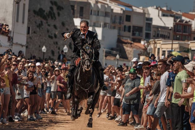 Spanien, Sant Joan Festival in Ciutadella, Menorca