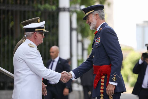 Adel, König Felipe von Spanien bei Abschlusszeremonie Generalstabskurs in Madrid