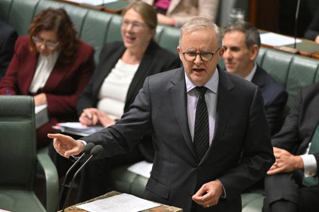 Australien, Debatte im Parlament in Canberra