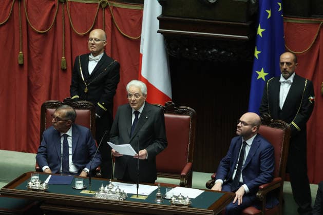 Italien, Festakt zum 80. Jubiläum der ersten Sitzung der Verfassunggebenden Versammlung in Rom