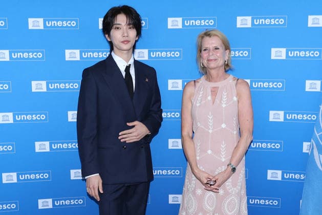 Celebrities, K-pop Band SEVENTEEN bei dem Youth led Projects Event in Paris