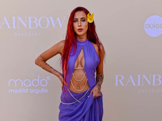 Red Carpet, Dulceida Rainbow Photocall in Madrid