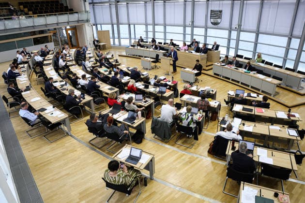 Sachsen-Anhalt, Landtagssitzung in Magdeburg