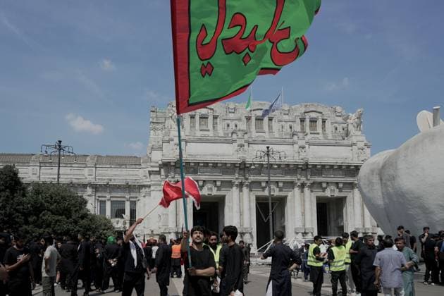 Italien, Feierlichkeiten zu Aschura in Mailand