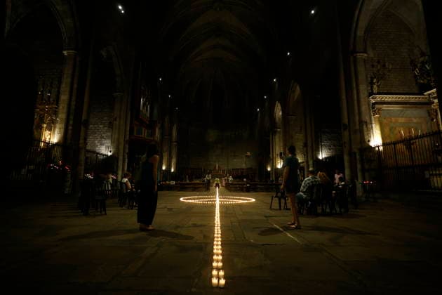 Spanien, Nacht der Kirchen in Barcelona