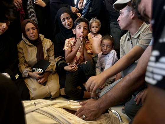 Nahostkonflikt, Gaza, Eindrücke nach israelischem Angriff auf Khan Yunis