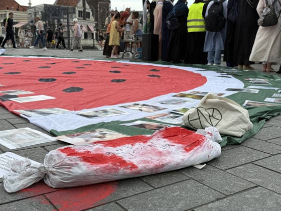 Niederlande, Mahnwache für in Gaza getötete Kinder in Amsterdam