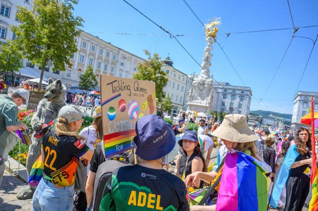 Österreich, Pride Parade in Linz