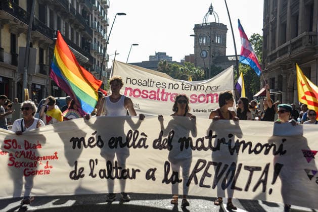Spanien, Pride Parade in Barcelona