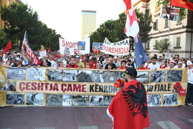 Albanien, Proteste gegen Bauprojekt von Trumps Schwiegersohn Jared Kushner in Tirana