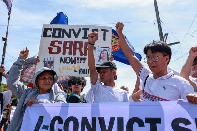 Philippinen, Demonstration gegen Korruption in Manila