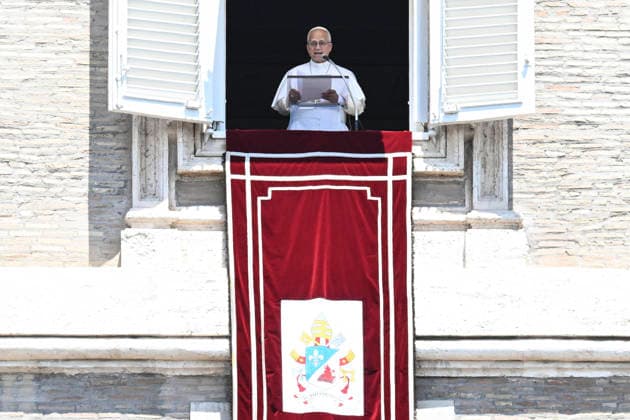 Vatikan, Papst Leo spricht das Angelus-Gebet
