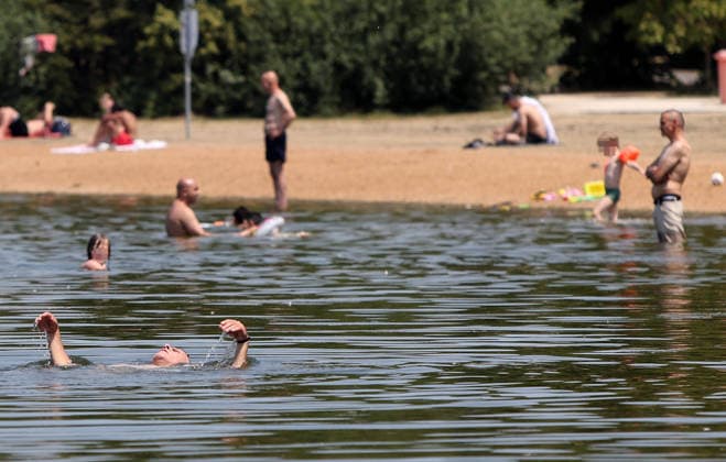 Bayern, Hitzewelle in Nürnberg