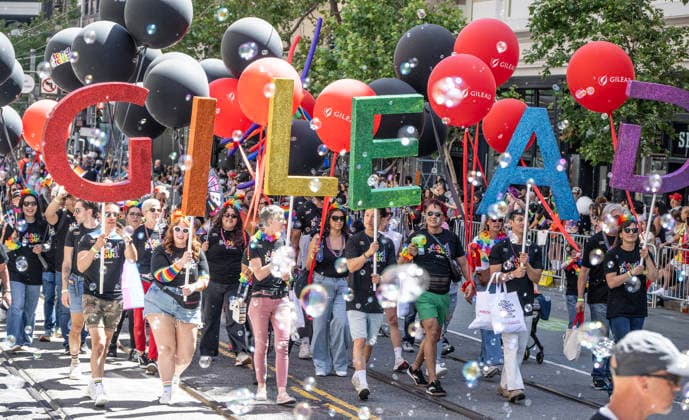 USA, Pride Parade in San Francisco