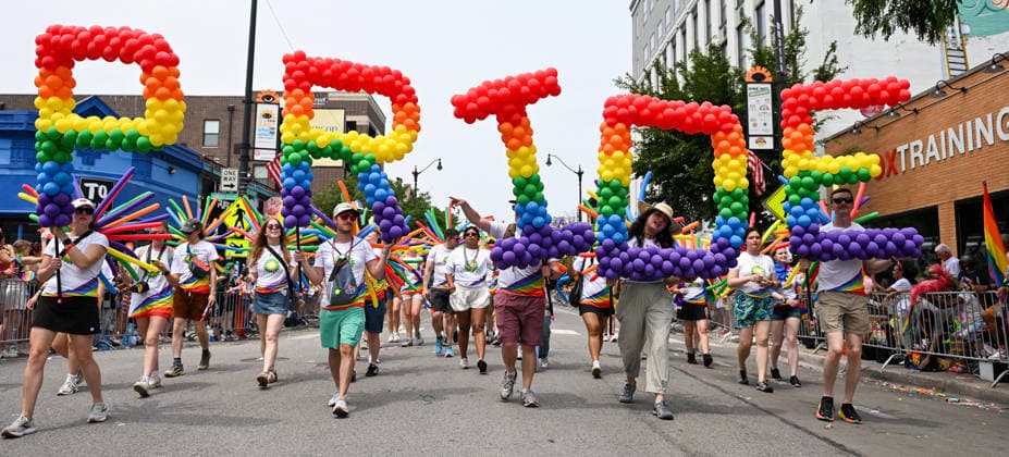 USA, Pride Parade in Chiacago