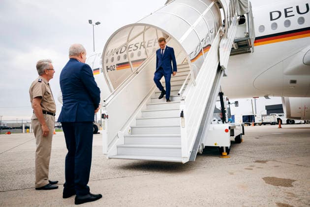 Washington DC, Ankunft von Johann Wadephul