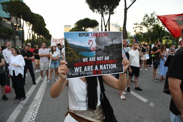 Albanien, Proteste gegen Bauprojekt von Trumps Schwiegersohn Jared Kushner in Tirana