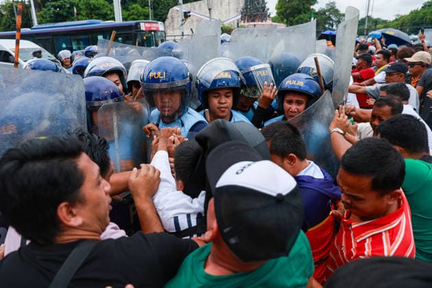 Philippinen, Demonstration gegen Korruption in Manila