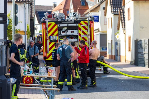 Hessen, Gebäudebrand in Eschborn