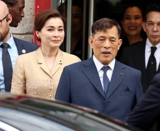 Royals, Thailand, König Vajiralongkorn und Königin Suthida in Paris