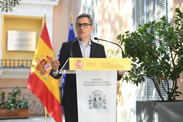 Spanien, Felix Bolanos Pressekonferenz in Madrid