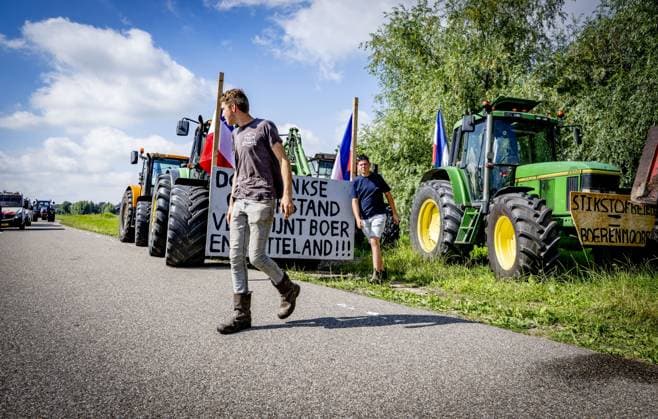 Niederlande, Bauernproteste in Bergambacht