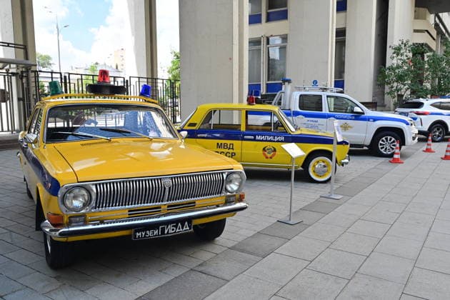 Russland, Pressekonferenz zum Tag der Verkehrssicherheit in Moskau