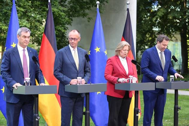 Berlin, Pressekonferenz nach Koalitionsausschuss