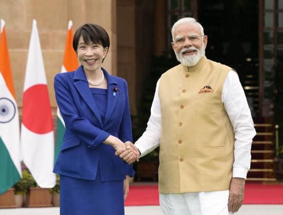 Indien, Narendra Modi empfängt Sanae Takaichi in Neu-Delhi