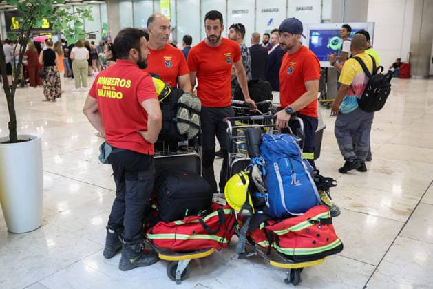 Schweres Erdbeben in Venezuela, Rückkehr von Helfern nach Spanien