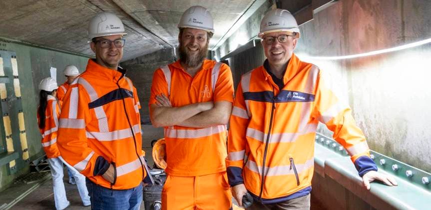 NRW, Inaugenscheinnahme der A43 Brücke Castroper Hellweg