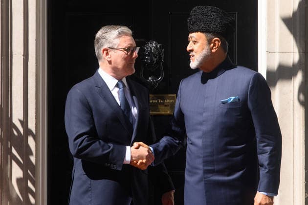 Großbritannien, Keir Starmer empfängt Sultan von Oman in London