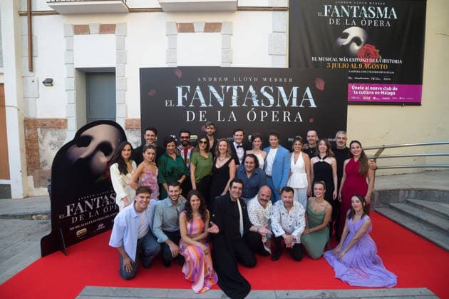 Arts, Bühne, The Phantom of the Opera Photocall in Malaga