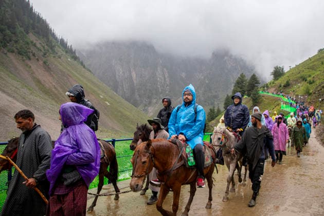 Indien, Hinduistische Pilgerfahrt Amarnath Yatra