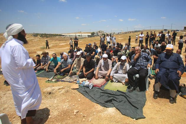 Nahostkonflikt, Westjordanland, Freitagsgebet nahe Hebron