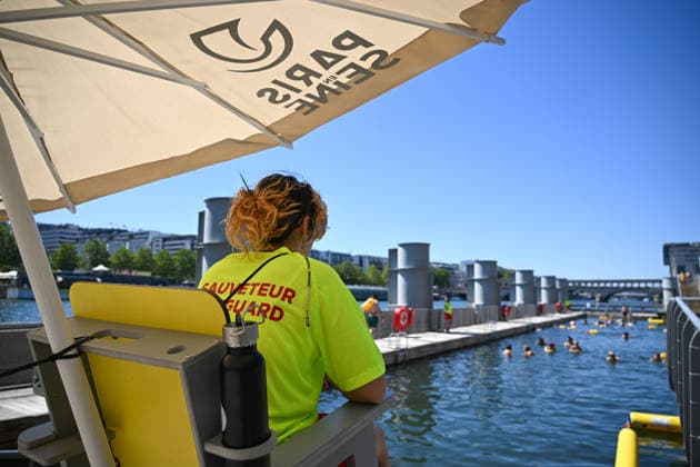 Frankreich, Badestelle in der Seine in Paris