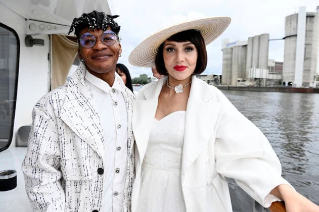 Celebrity, Diner en Blan in Berlin