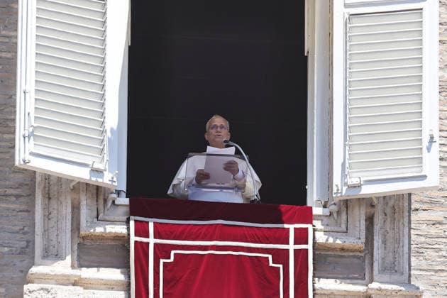 Vatikan, Papst Leo spricht Angelusgebet