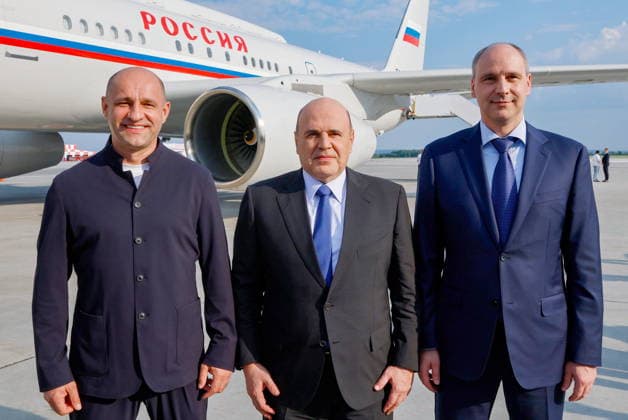Russland, Premierminister Michail Mischustin besucht Jekaterinburg